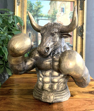 XL Figur Stier Skulptur 40 cm