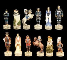 Schachfiguren Set - Samurai