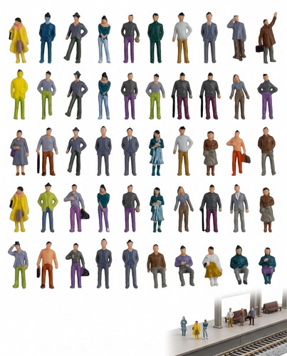 Miniaturfiguren set stück - 60,