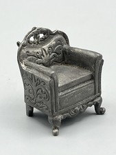 Kleiner Zinn Sessel PEWTER