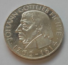 5 DM Deutsche Mark 1964 Johann Gottlieb Fichte (5)