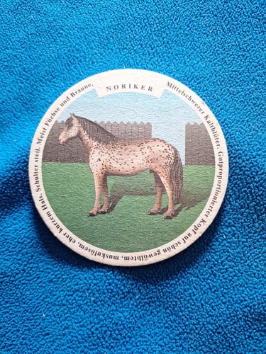 Bierdeckel pferd noriker - pferd,