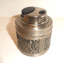 ERHARD Feuerzeug Zinn Putti