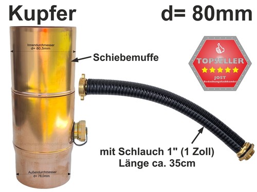 Kupfer fallrohr regensammler - kupfer,