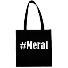 Tasche Beutel Baumwolltasche #Meral Hashtag Einkaufstasche Schulbeutel Turnbeute