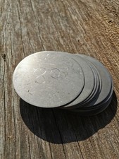 V2A?17x Edelstahl Ronden 1mm Ø 80mm, V2A Scheibe Platte,  Blech  (Neuwertig)‼️