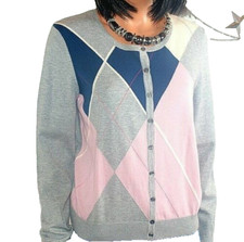 Mexx Strick Jacke Rauten