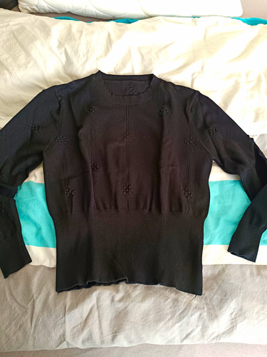 Damen strickpullover schwarz - strickpullover,