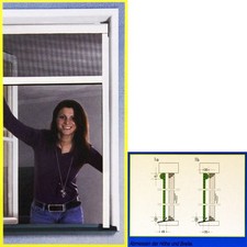 Fliegengitter Insektenschutz Rollo Schiebetür Fenster o. Tür Netz Klemmrollo RS 