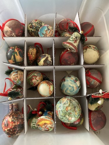Weihnachtskugeln nostalgie - weihnachtskugeln,