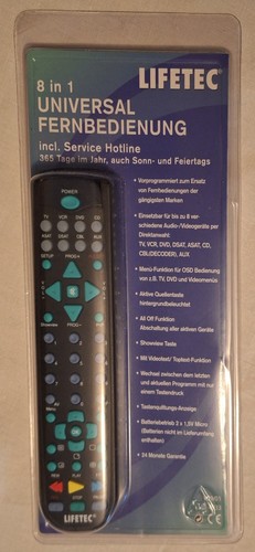 Universal fernbedienung - in, 1