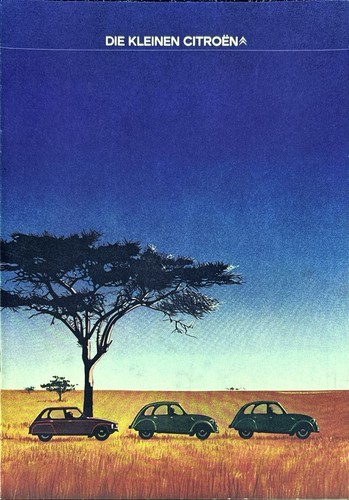 Citroen 2cv und dyane prospekt - und,
