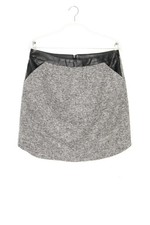 AMISU Rock Minirock Kunstleder