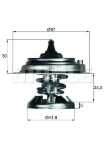Mahle thermostat für - für, mercedes