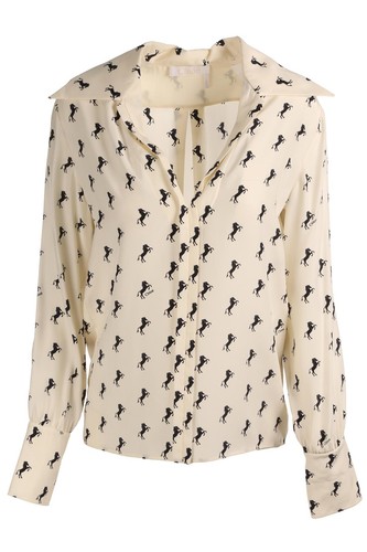 Seidenhemd chloé creme 38 - chloÉ,