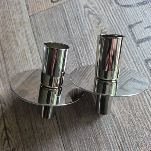 Metall silber kerzenhalter - x,