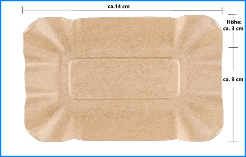 Pappschale x 3cm - 9,