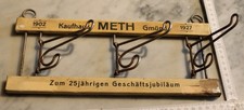 werbe kleider haken reklame KAUF HAUS METH GMÜND 1927 jubiläu alt antik top deko