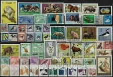 Tiere Lot mit Marken zum Thema