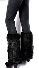 geschmeidige Stulpen Beinstulpen Beinwärmer Legwarmer Fellstulpen Kunstfell 