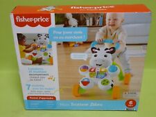 Fisher-Price Lern mit mir  Zebra Lauflernwagen Musik Gehspielzeug  französisch