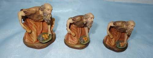 Hirte knieend krippenfigur - hirte,,
