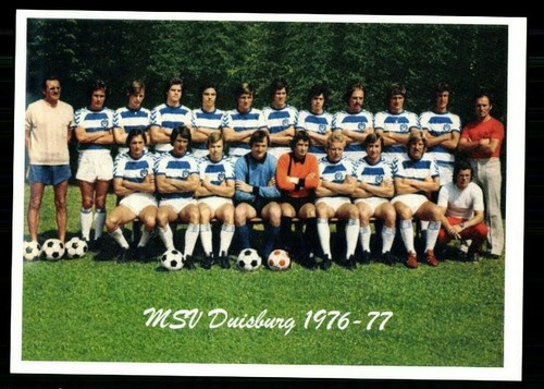 Msv duisburg mannschaftskarte - msv,