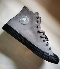 All Stars Chucks, CONVERSE, Sneaker, NEU, Gr. 44. Grau. Leder, Schuhe, Winter. 