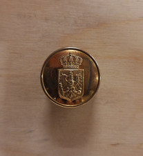 UNIFORMKNOPF  BUTTON BOUTON UNIFORME PREUSSEN 24mm vergoldet Metall