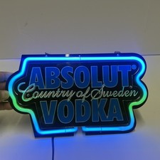 Absolut Vodka 3D Carved 14"