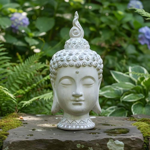 Buddha kopf figur relax - buddha,