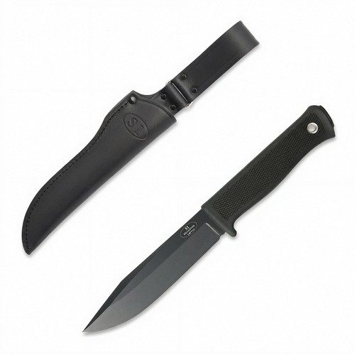 Fällkniven black leather - s1,