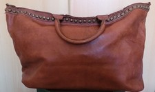 Damen-Handtasche, Shopper, echt Leder