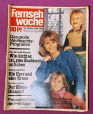 FERNSEHWOCHE Nr. 51/74 - 21.12.1974 bis 27.12.1974 - CORNELIA FROBOESS -VINTAGE