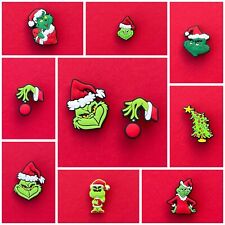 Schuhstecker/Shoe Charms für GRINCH* Fans/GRÜNER KOBOLD/KREATUR/WEIHNACHTSBAUM