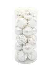 24 Weihnachtskugel Ø6cm Set Weihnachten Christbaumkugel Bruchfest Baumschmuck