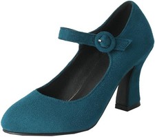 EUR 41 Mary Jane Damenschuhe High Heels Pumps mit Blockabsatz Schuhe