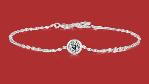 Moissanite bracelet chloé - bracelet,