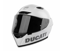 Ducati Motorradhelm Logo Weiß
