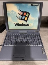 Hewlett Packard Omnibook 3000CTX Laptop Windows 95 Pentium MMX 233Mhz 16Mb Ram