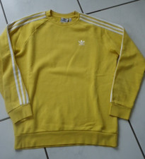 Herren Pulli Sweat Shirt adidas gelb Gr. S