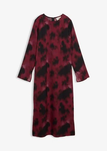 Kleid mit rundhalsausschnitt - kleid,