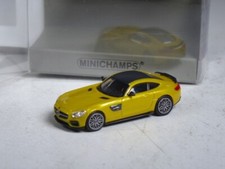 (KI-09-34) Minichamps 870037322 Brabus 600 Mercedes AMG GTS gelb met., 1:87 OVP