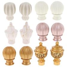 1 Paar runde Gardinenstangen