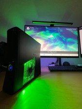 Xbox 360 Slim RGH3 4GB, Green LED Mod