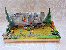 H0 Diorama Kletterwand  Modelleisenbahn