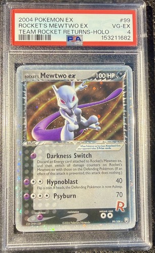 Psa rocket mewtwo ex - psa,