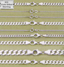 KETTE ECHT SILBER 925 Panzerkette Silberkette Damen Herren Kinder Schmuck Neu ♛