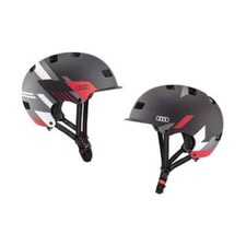Audi Original Zubehör Helm für E-Scooter und Fahrrad, Gr. L, schwarz, 4KE050320C