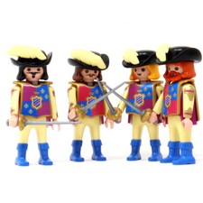 PLAYMOBIL® Soldat Musketier 4x Custom Figuren Garde Franzose Soldaten _sk7